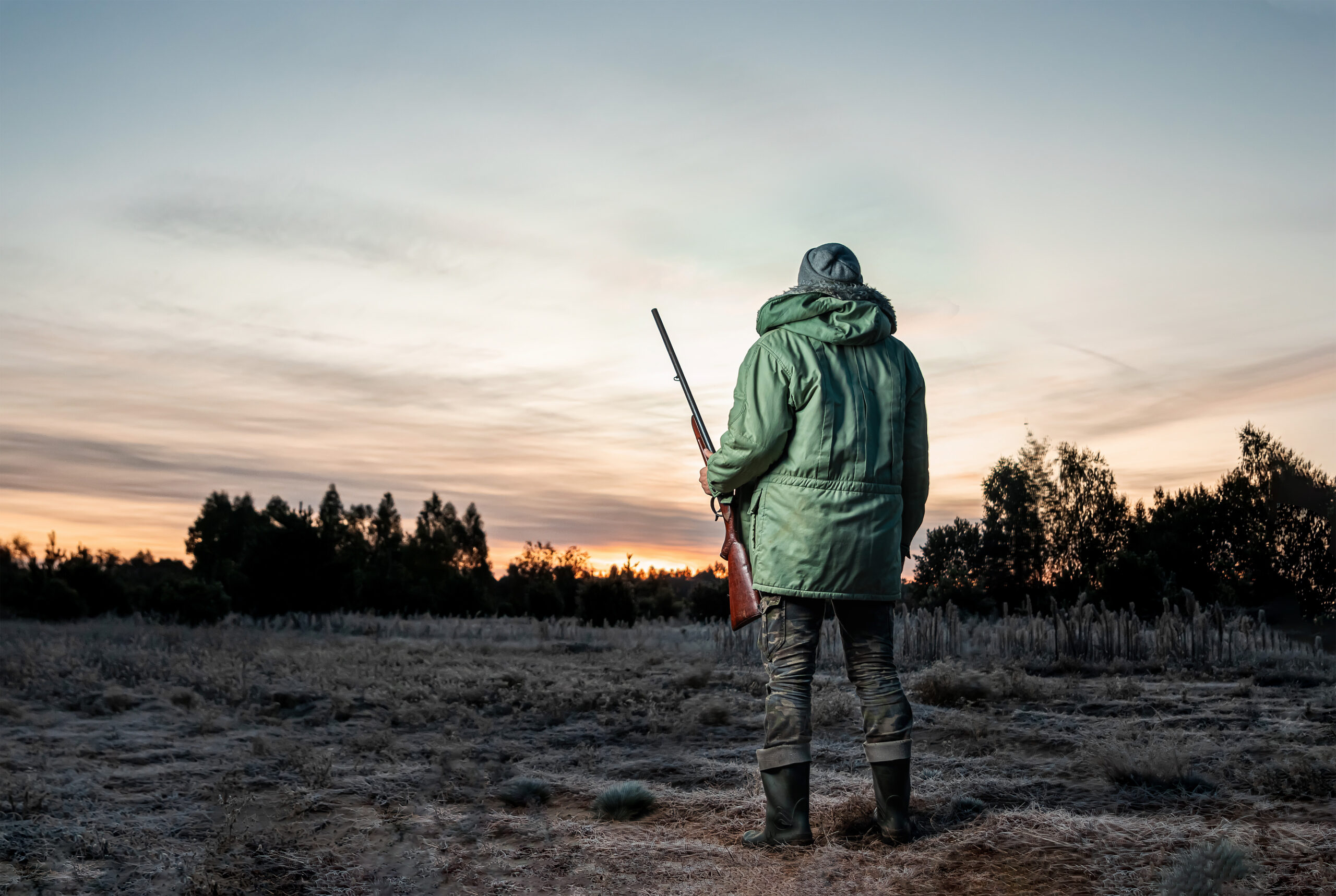 Camouflage clothing for hunters